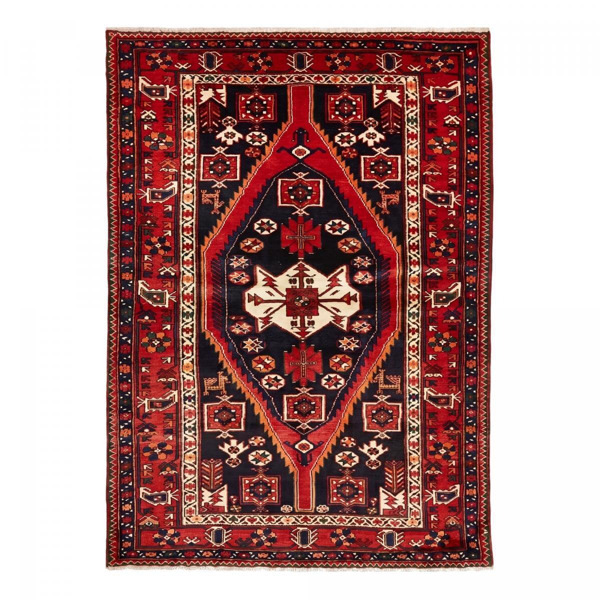 Tapis d'orient au motif oriental, noué à la main en laine, GISOLO