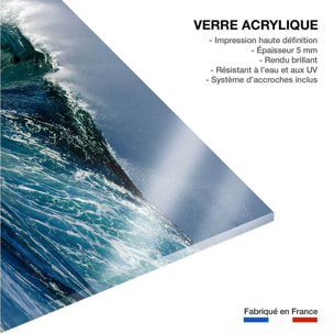 Tableau mer vague en mer  Tableau plexiglas