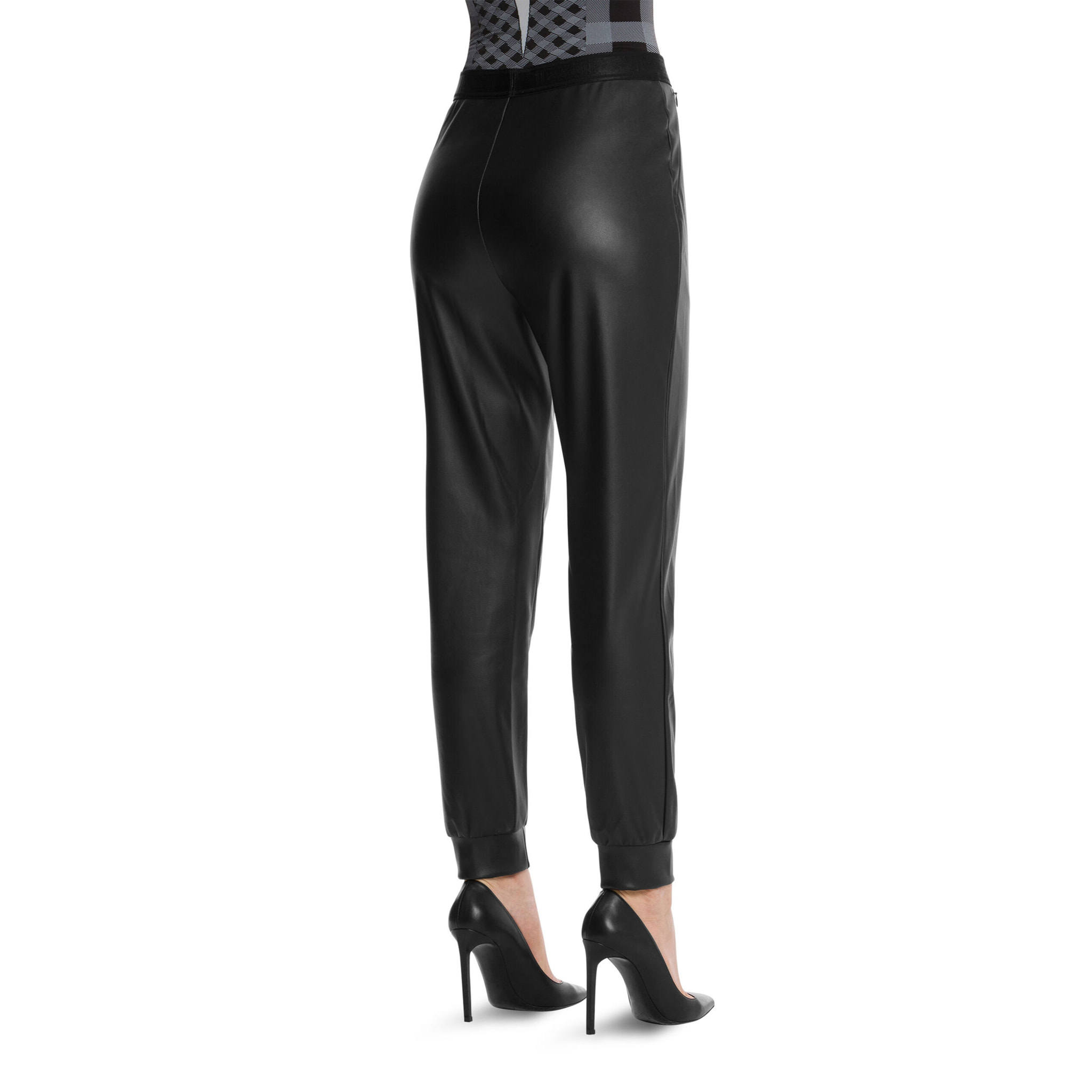 Pantaloni Vegan Leather Trousers