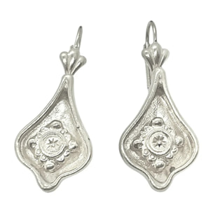 Pack pendientes dormilona en plata 10µ envejecido