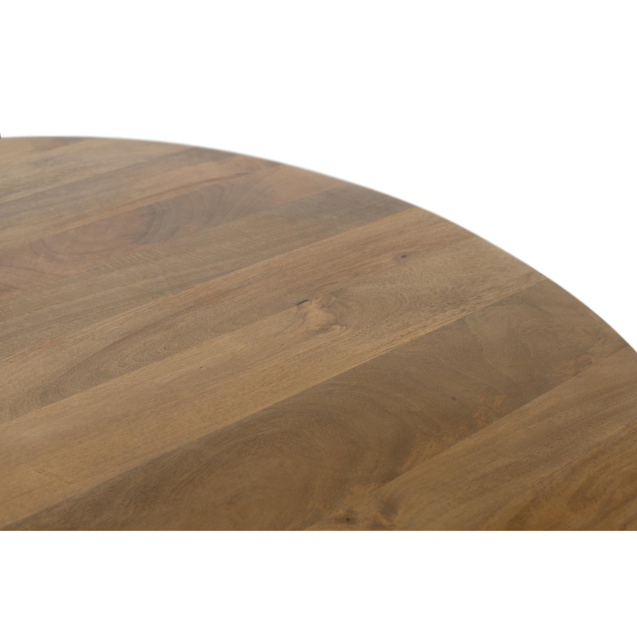Mesas de Comedor de Madera de Mango 150 Cm Estilo Rústico Moderno