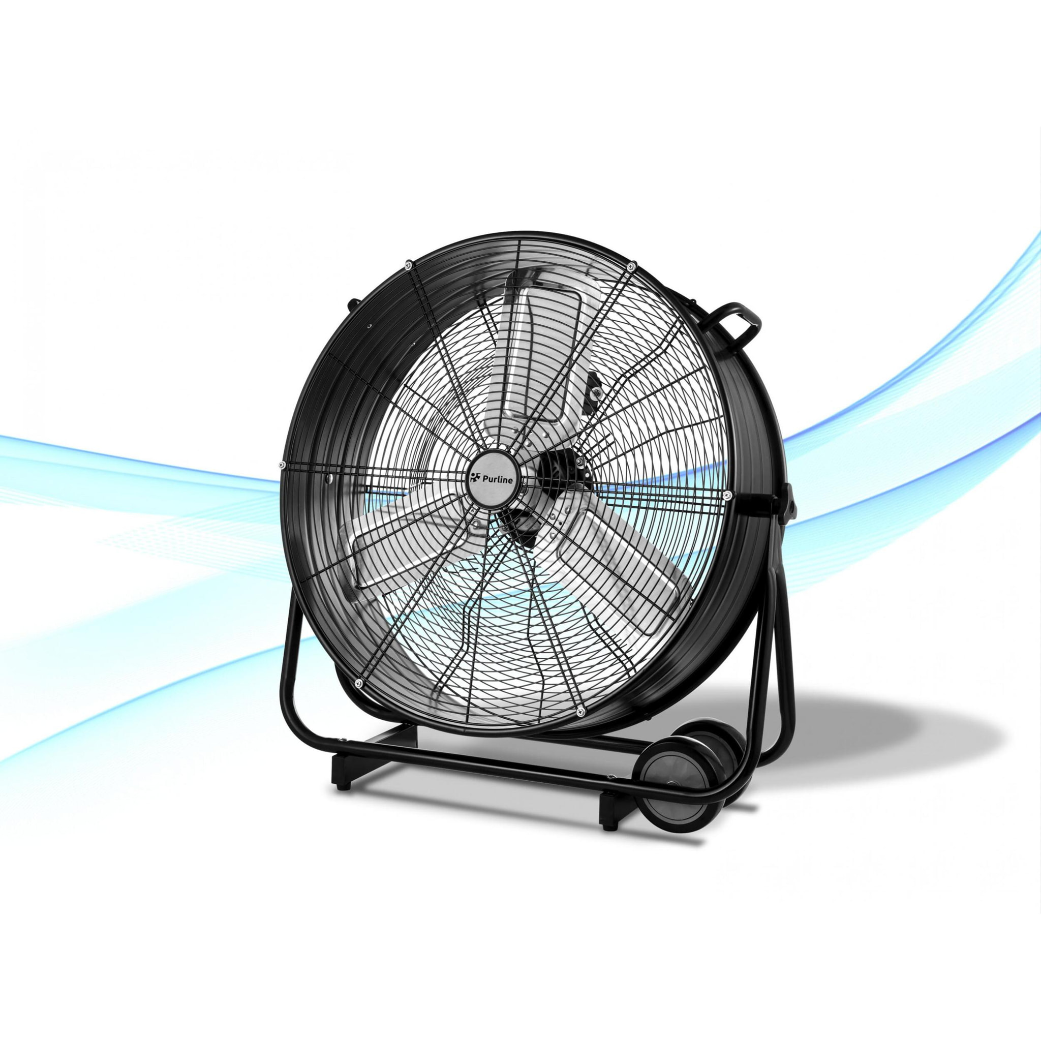 Ventilateur de sol industriel 250W avec pales en aluminium