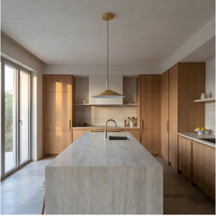 Ledsc4 LedsC4 - Lámpara Colgante LED Interior, Diseño Contemporáneo, Luz Cálida 2700K-3000K, Altura Ajustable, Difusor Opal, Oro Mate, 50,000 Horas Vida Útil, Garantía 5 Años