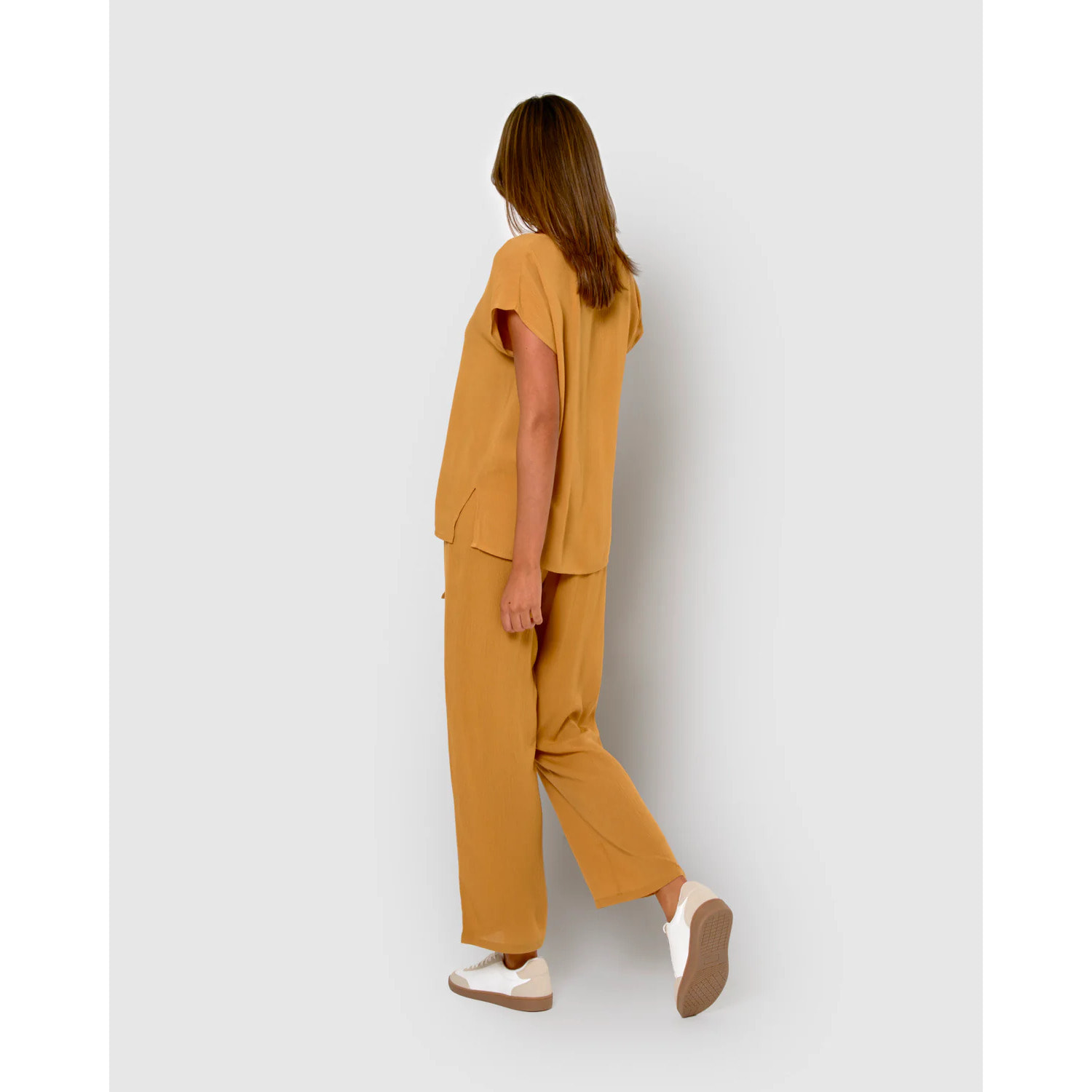 Pantalón largo viscosa bambula liso