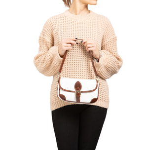 Borsa a spalla  da donna In Vera pelle Made in Italy 14x23x9 cm