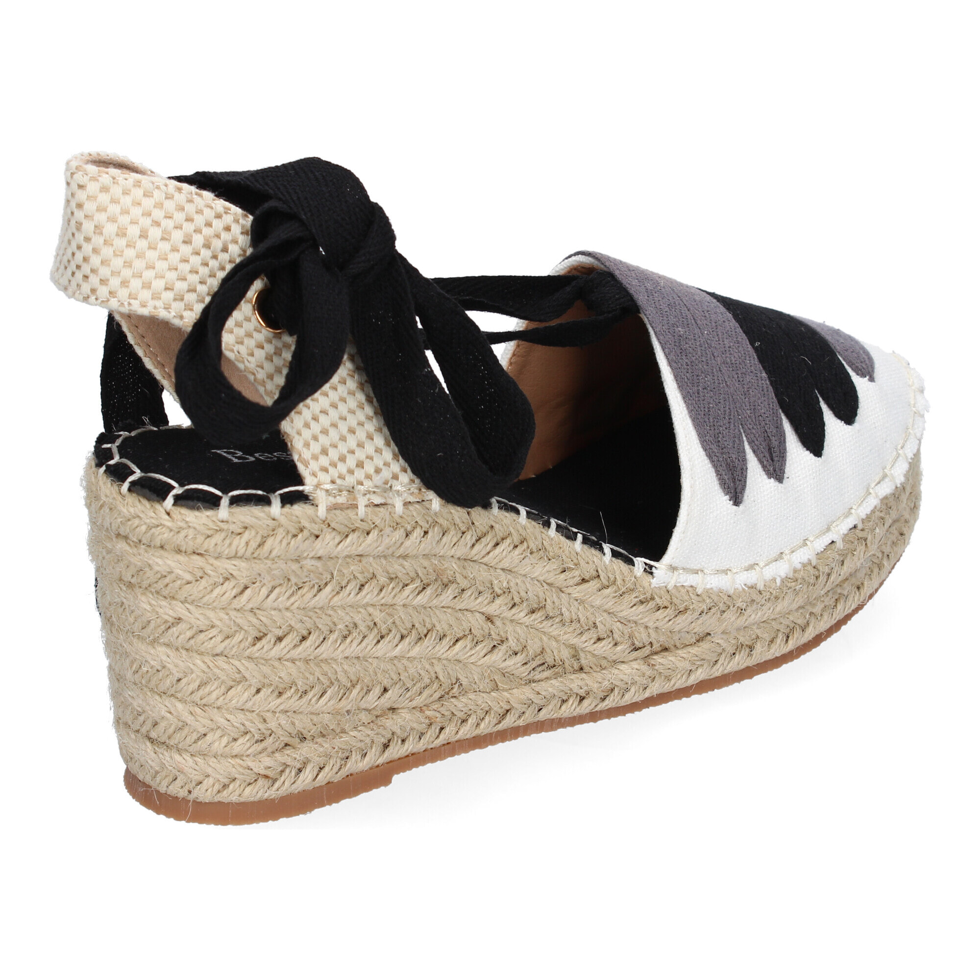 Sandalia de Mujer con Cuña de Yute, Diseño Moderno, Perfectas para PrimaveraVerano