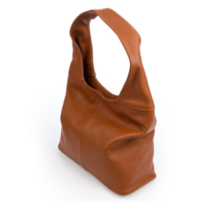 Bedonia Borsa a spalla Donna. Pelle autentica Dollaro.