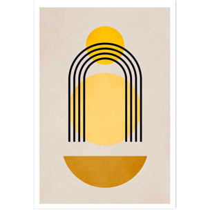 Affiche dessin abstrait bauhaus n°5 Affiche seule