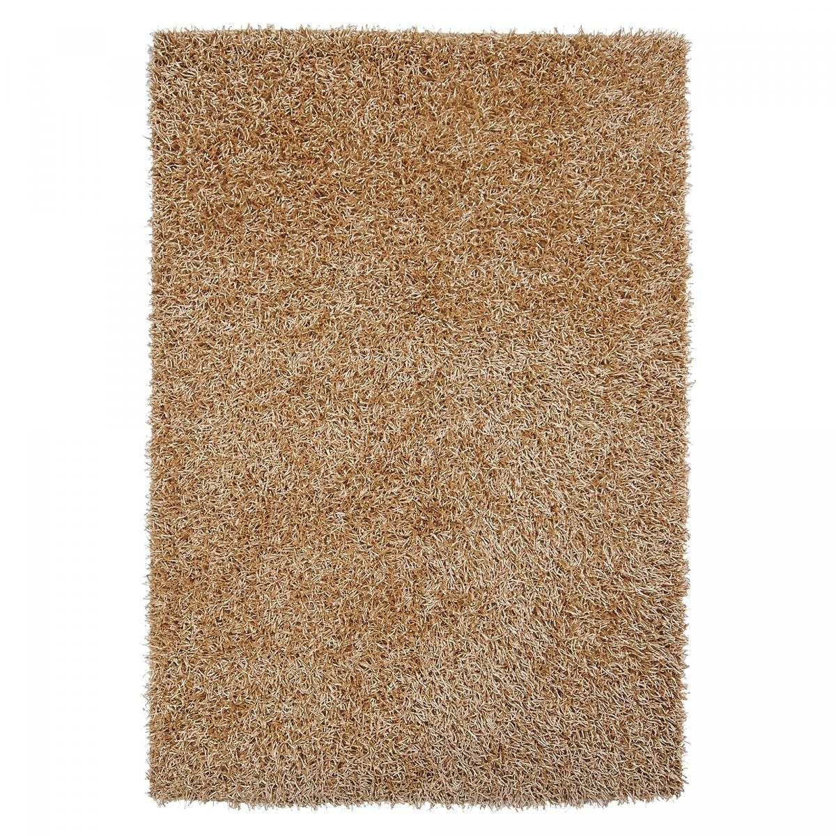 Tapis shaggy fait main motif uni KUGI