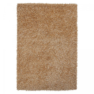 Tapis shaggy fait main motif uni KUGI