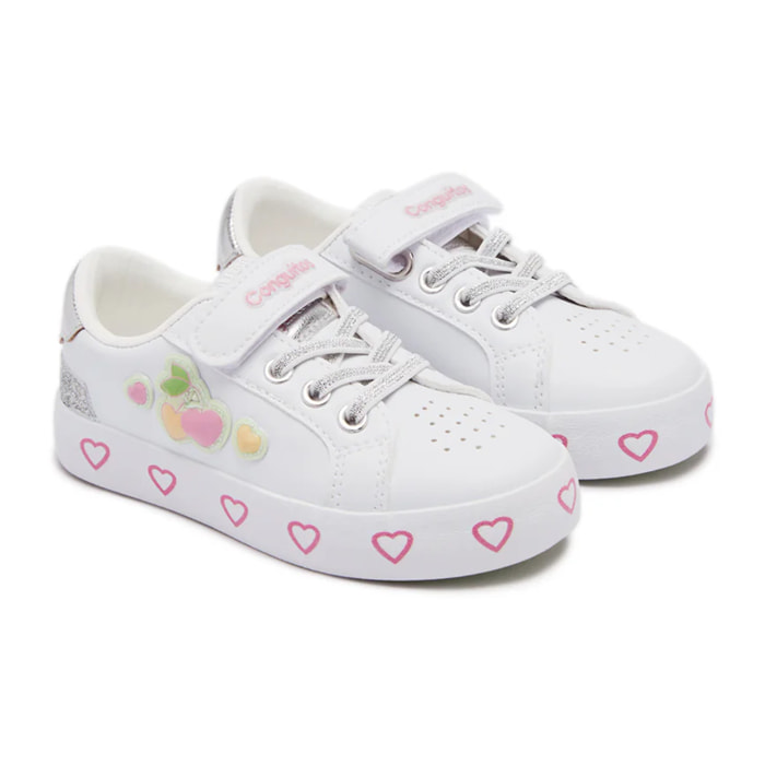 Zapatillas de Niña con Detalles de Corazón