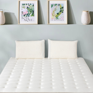 Matelas Vendôme, Soutien Ferme, 25 cm, Mémoire de Forme & Mousse Supersoft, Fabrication Française, Déhoussable