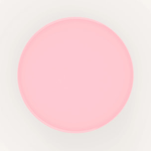 Table d'appoint ronde en métal rose D30 cm - Athéna