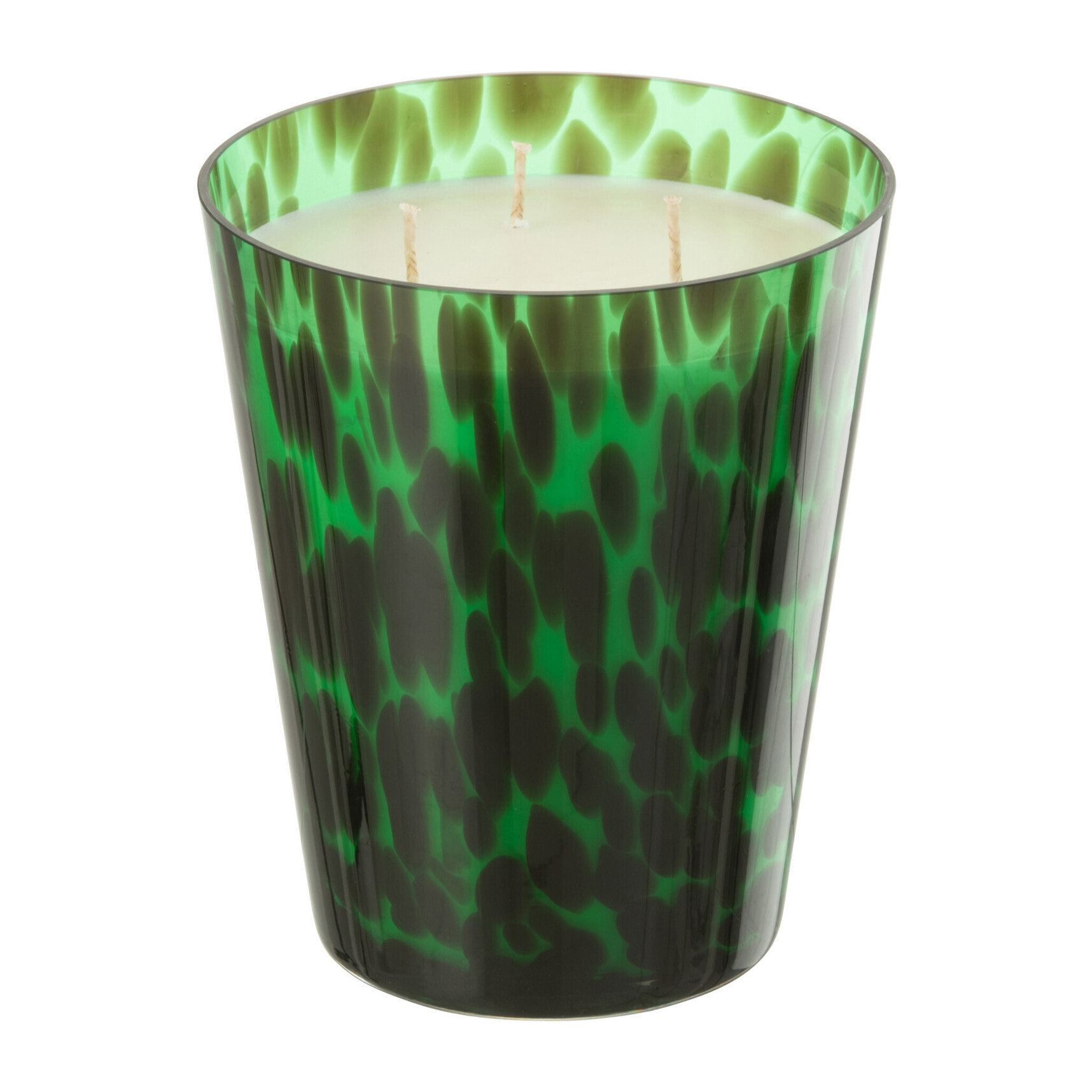 J-Line bougie parfumée Noa - Sandalwood - verre - vert - large - 95H