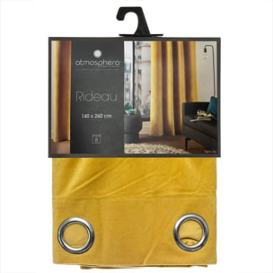 Rideau "Lilou" jaune 140x260cm