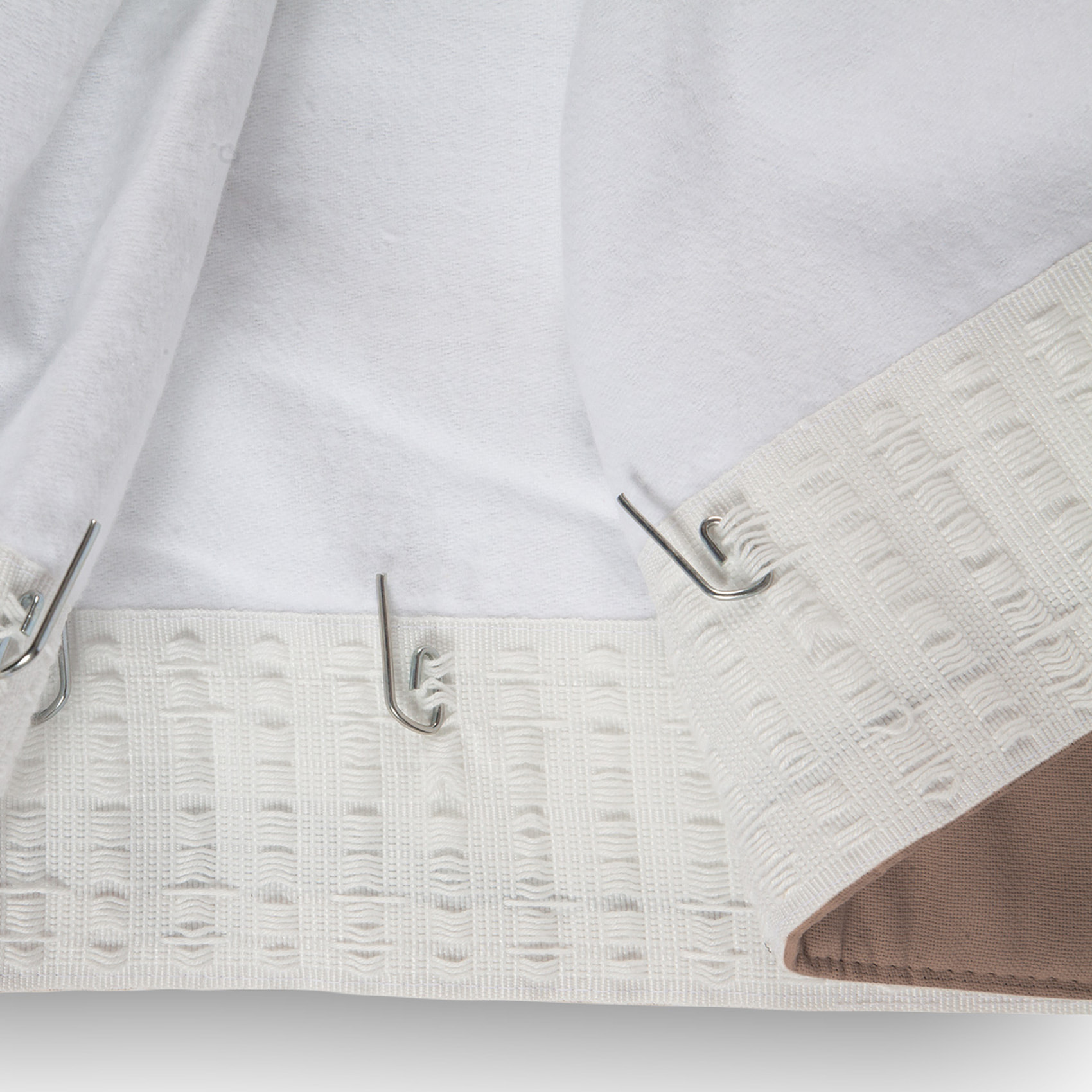 Rideau Phonique Occultant et Thermique 'MOONDREAM' galon fronceur - Beige foncé