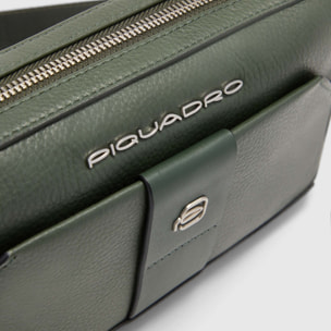 Piquadro Pochette uomo in pelle con tracolla