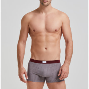 Boxer cotone motivo cravatteria