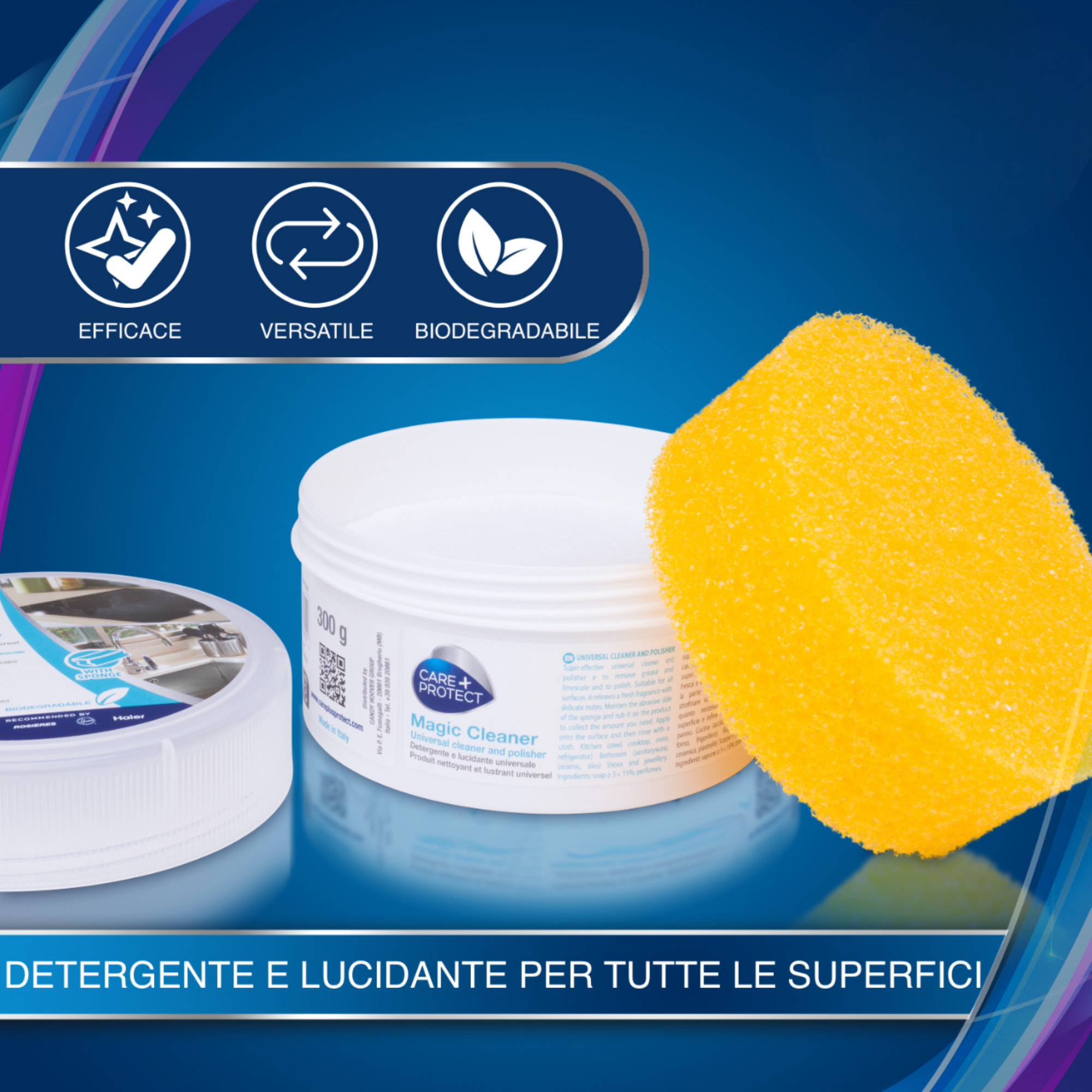 CARE + PROTECT Detergente e lucidante universale - X2 (300 gr)