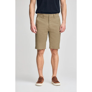 Bermuda relax color sabbia con particolari Polo Club