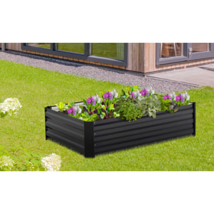 Carré potager en métal