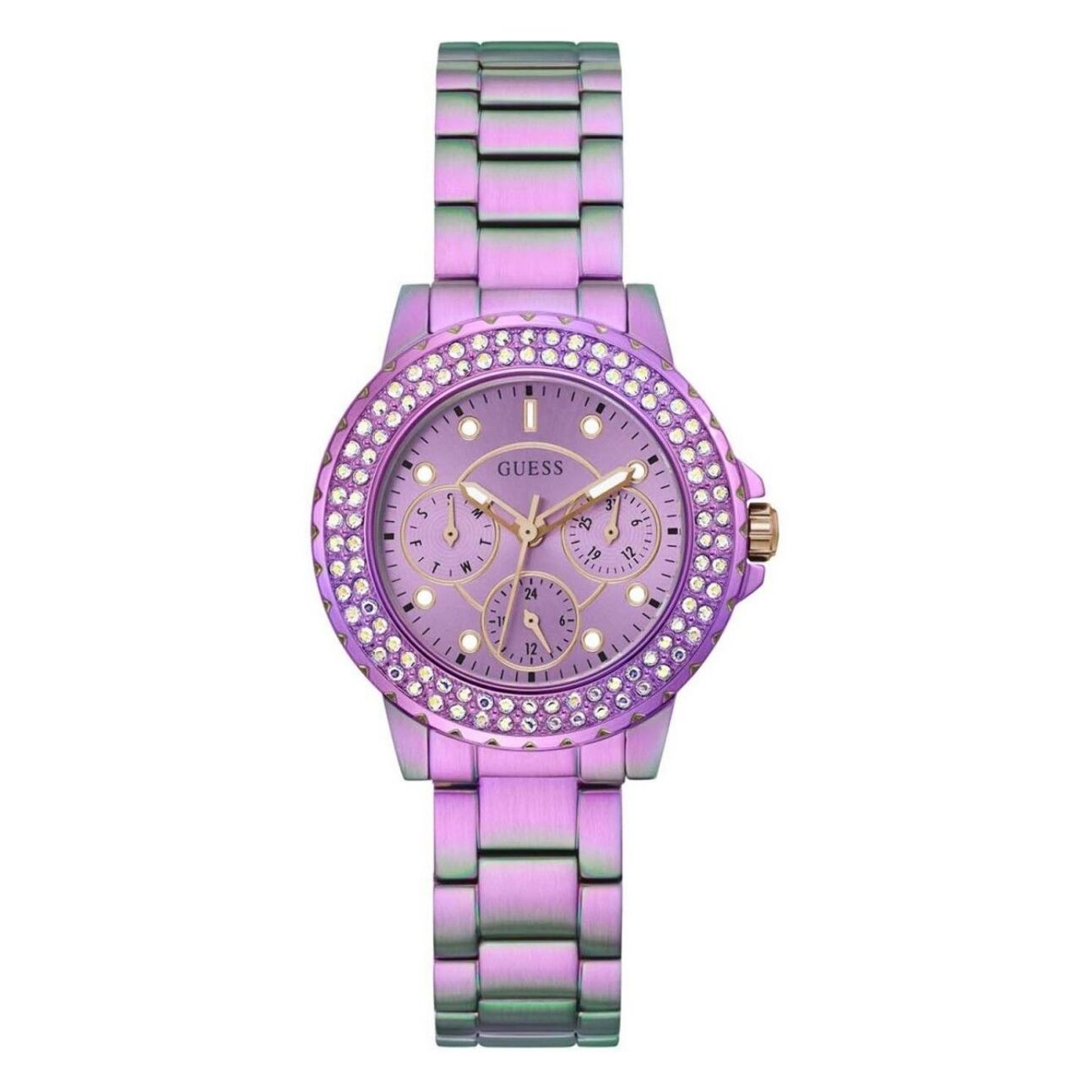 Reloj Guess GW0410L4 Mujer Analogico Cuarzo con Correa de Acero inoxidable