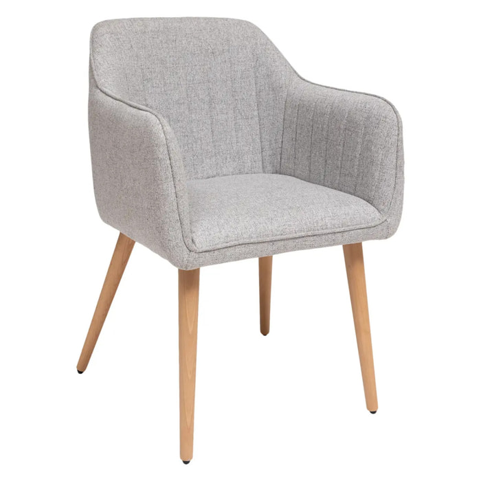Fauteuil "Visoca" gris