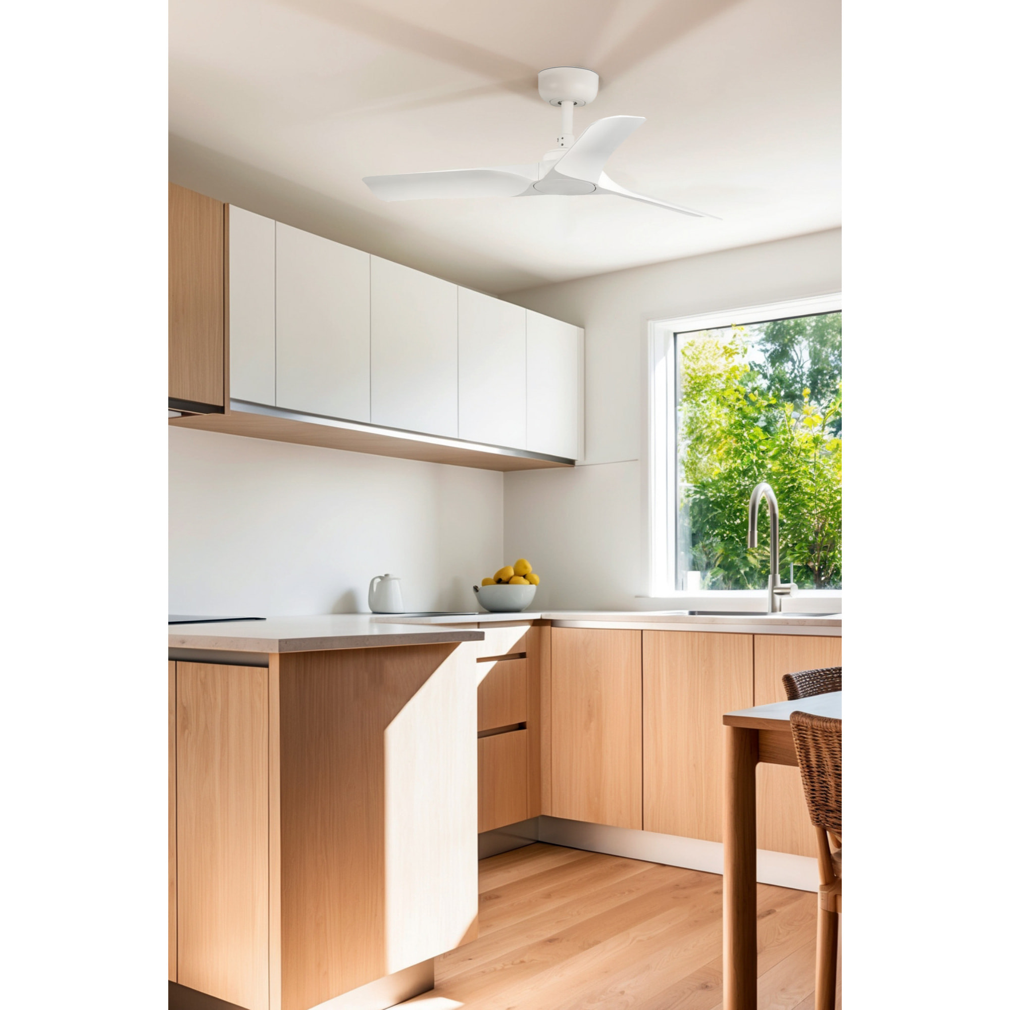 HEY S Ventilateur de plafond blanc TUYA