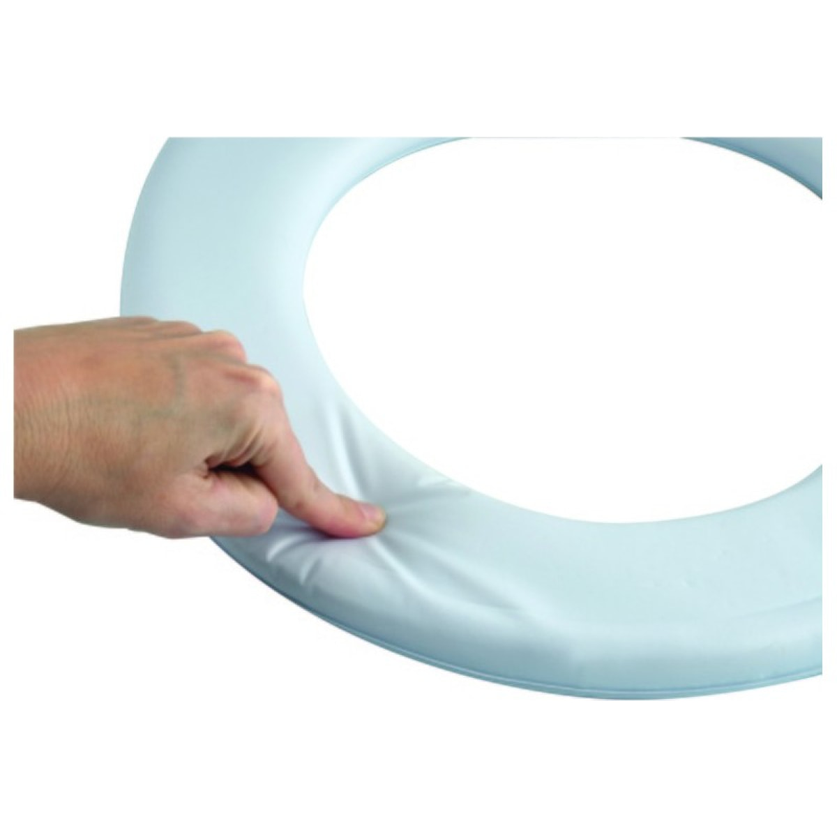 Abattant wc Moelleux Blanc - Charnières PS MSV