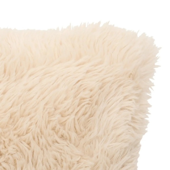 Coussin Duvia carré 40x40cm beige