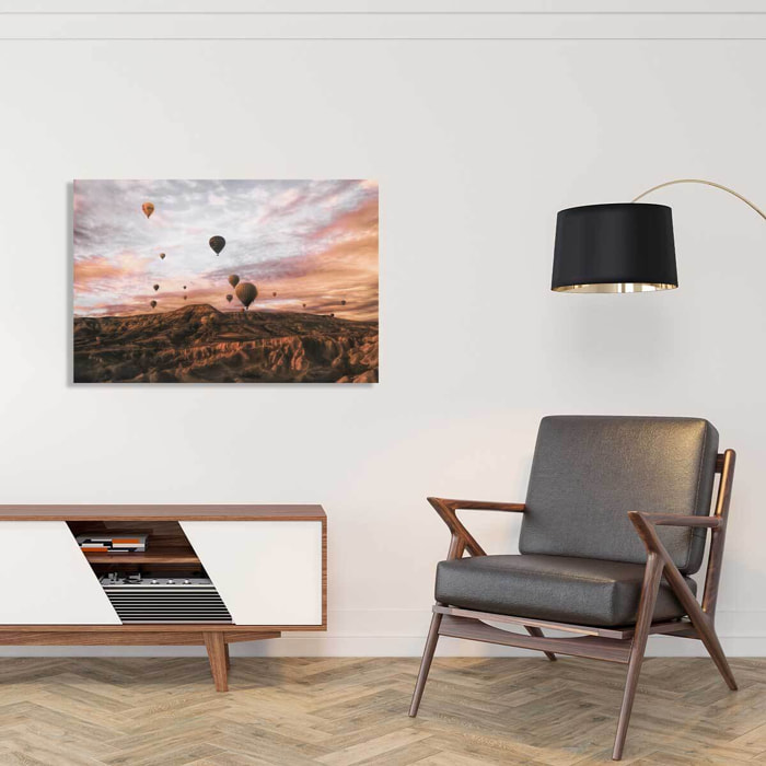 Paysage nature montgolfière en cappadoce  Tableau alu Dibond