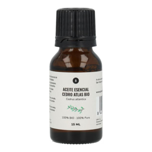 PLANETA HUERTO | Aceite Esencial de Cedro Bio 15 ml - Tónico Natural para la Salud, Mejora la Función Digestiva y Regula el Sistema Nervioso