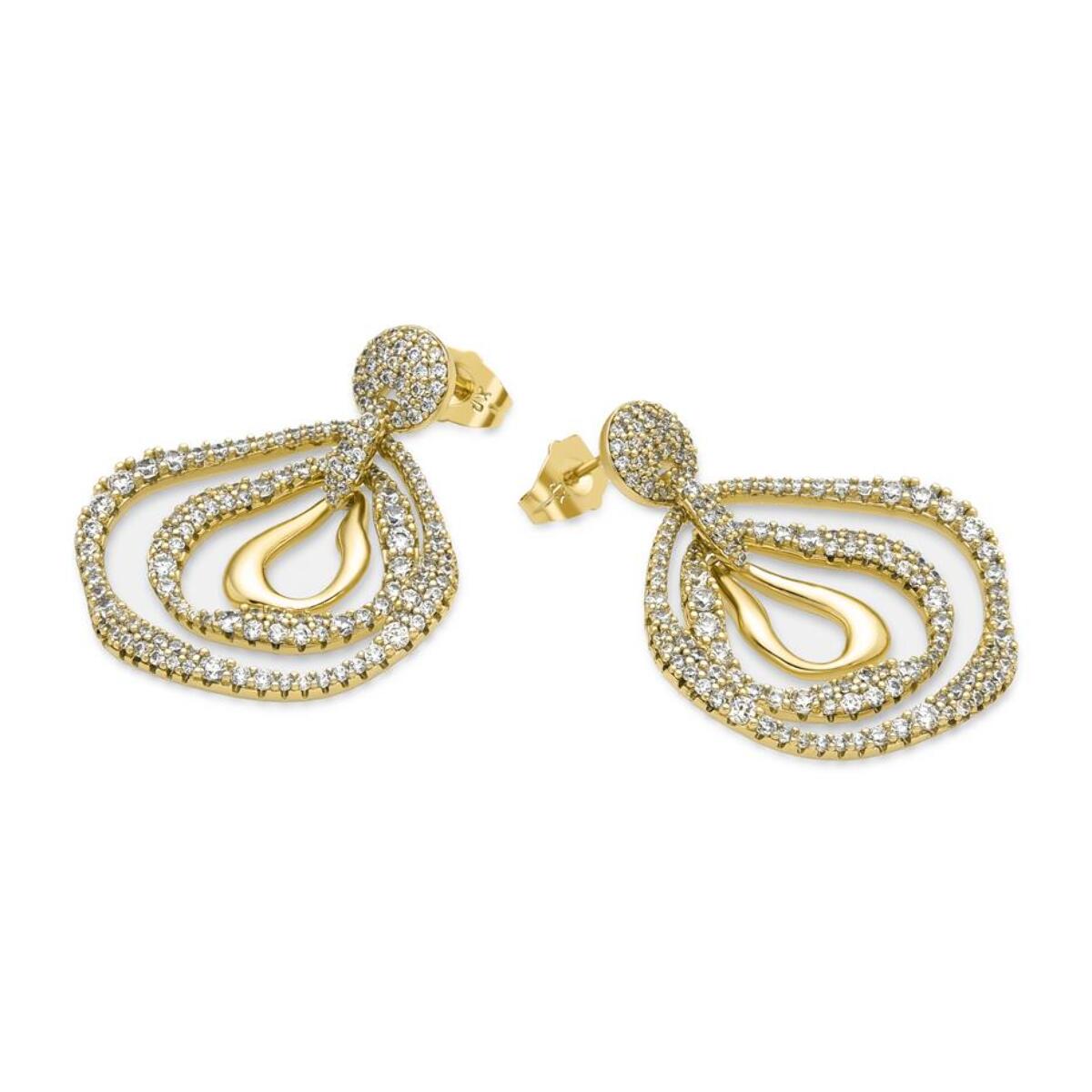 Pendientes Lux by Lux acabados oro 18k