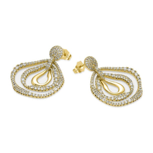 Pendientes Lux by Lux acabados oro 18k