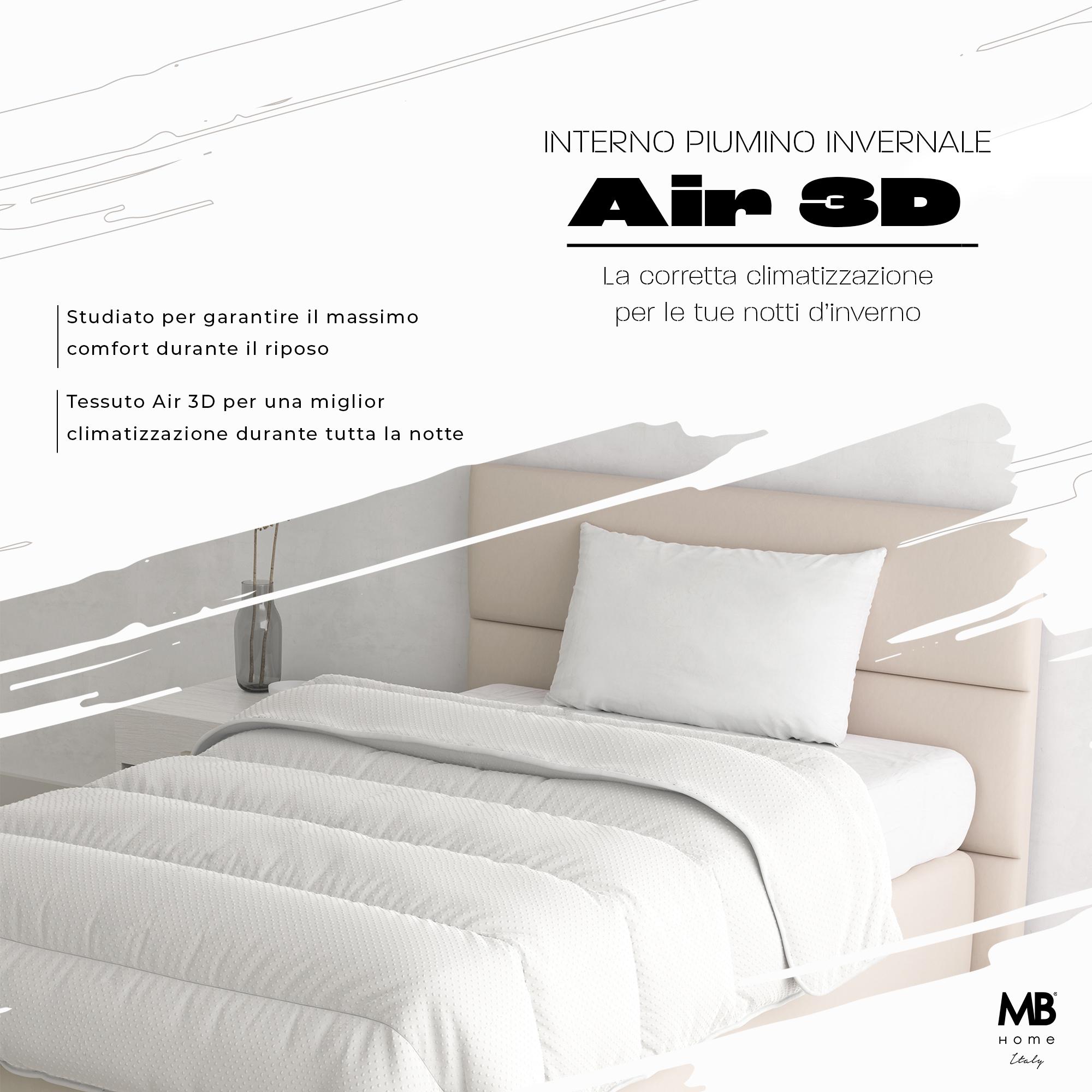 PIUMINO INVERNALE AIR3D MADE IN ITALY - SINGOLO