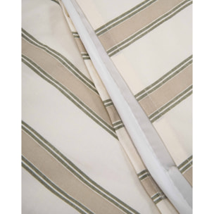 Copripiumino in cotone 100% raya sitges verde secco