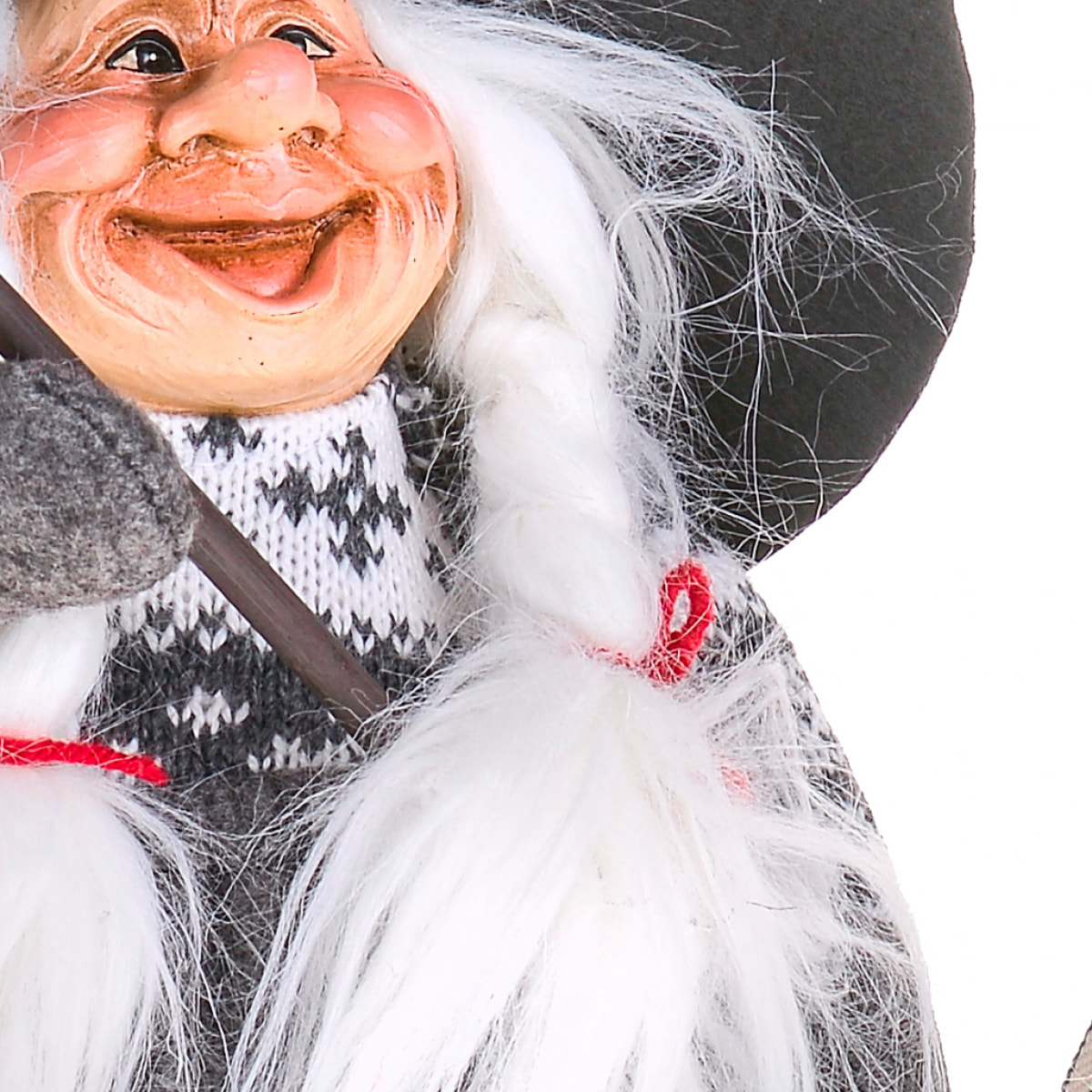 Befana con scopa - Pezzi 2 - NERO - Bianchi Dino SpA