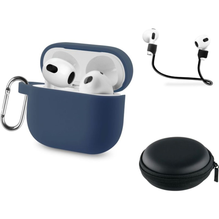 Etui ESSENTIELB Airpods 3 bleu