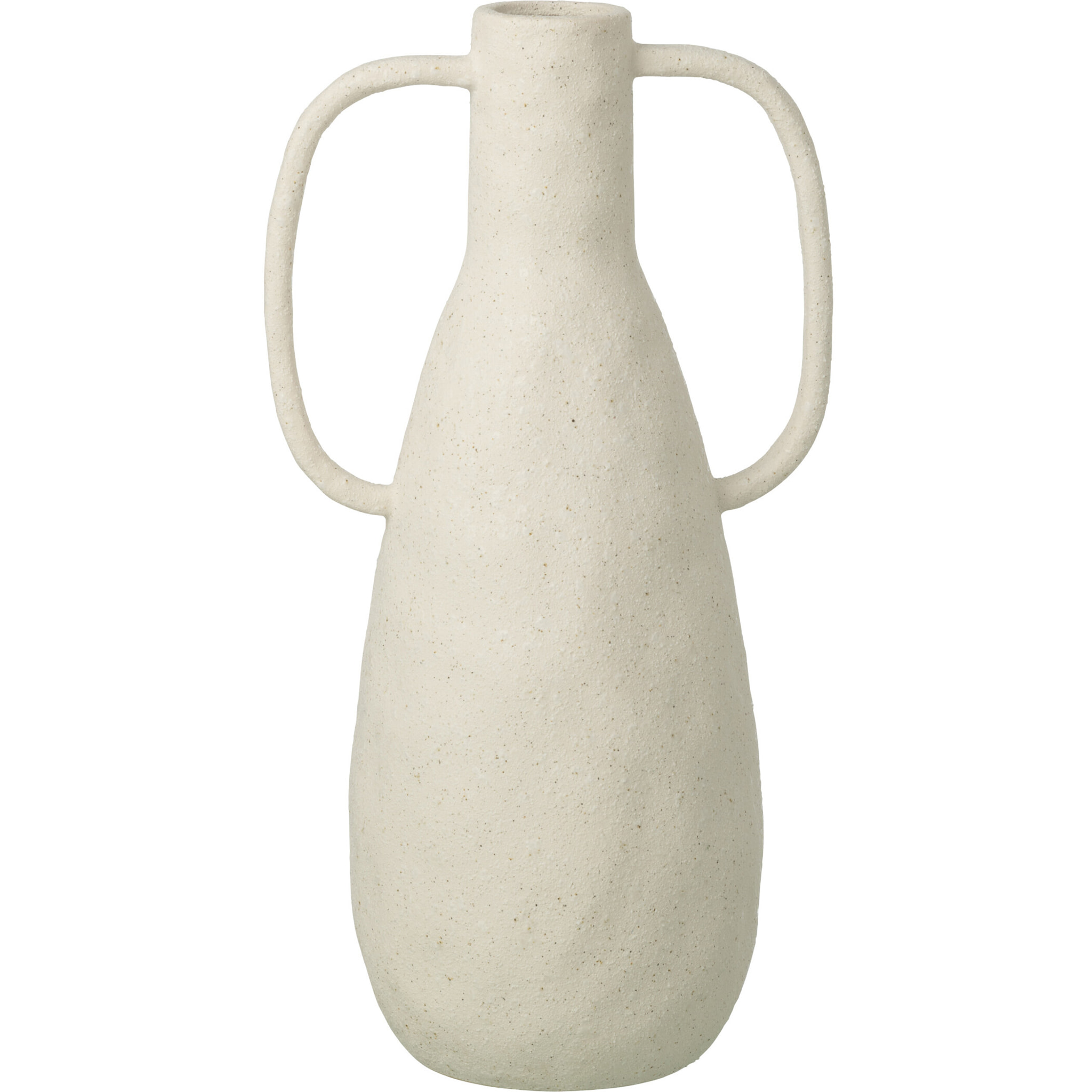 J-Line Vase Jodi - grès - blanc - large