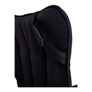 Set 4 cuscini di Ricambio per Sedia Cleveland — Nero in Poliestere