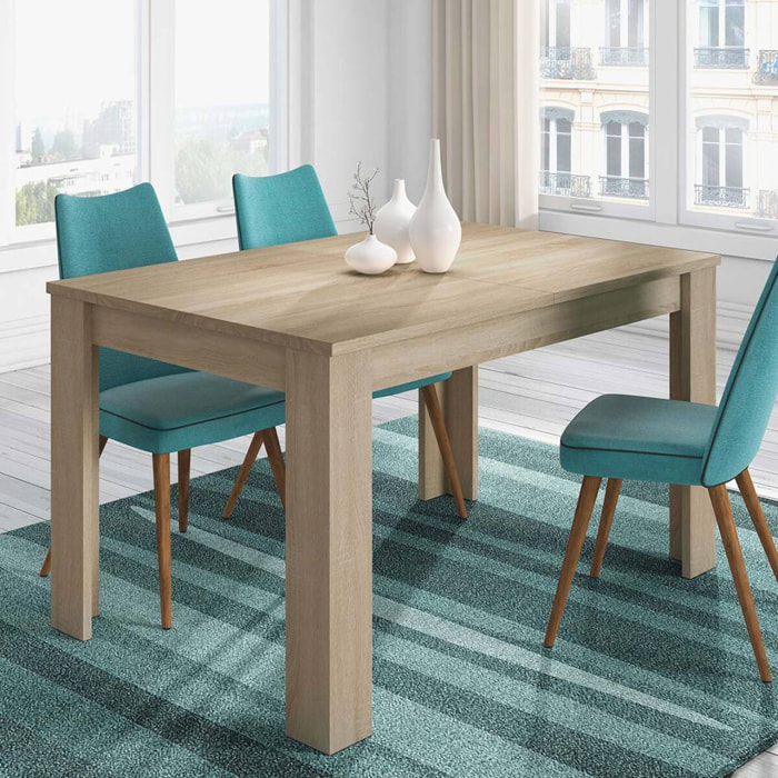 Mesa Comedor Extensible 78x140x90 Cm Roble Canadian
