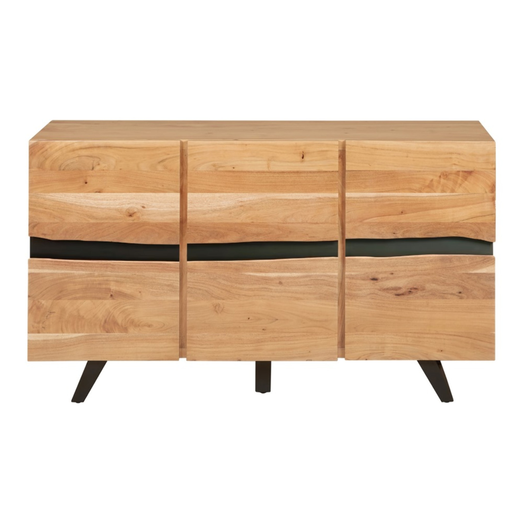CREDENZA ACHILLE 85CM 3A ACACIA METALLO ORIZ