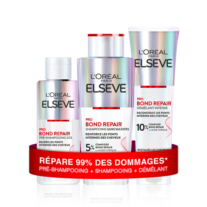 L'Oréal Paris Elseve Pro Bond Repair La Routine Complète des Cheveux Abîmés