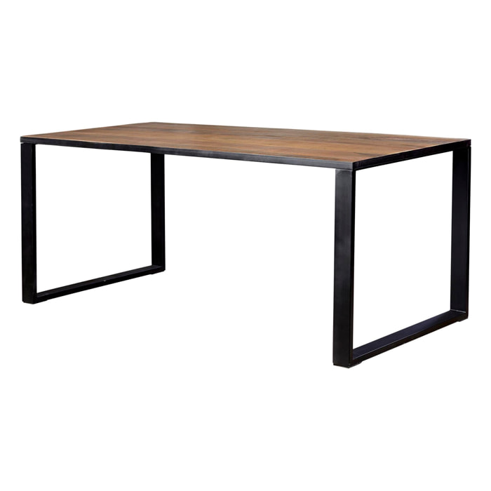 Mesa de comedor - Madera de Mango y Hierro - 180x90x78cm
