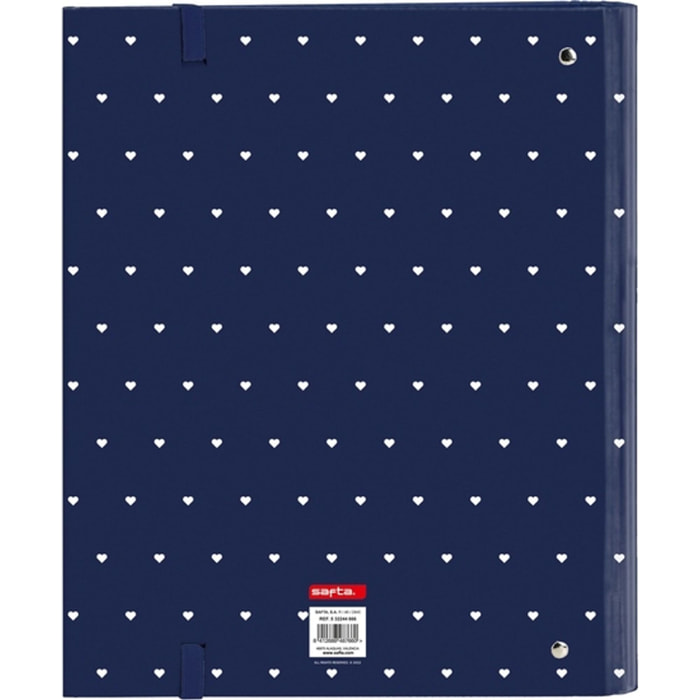 Carpeta 4 anillas 30mm c/recambio safta "paris"