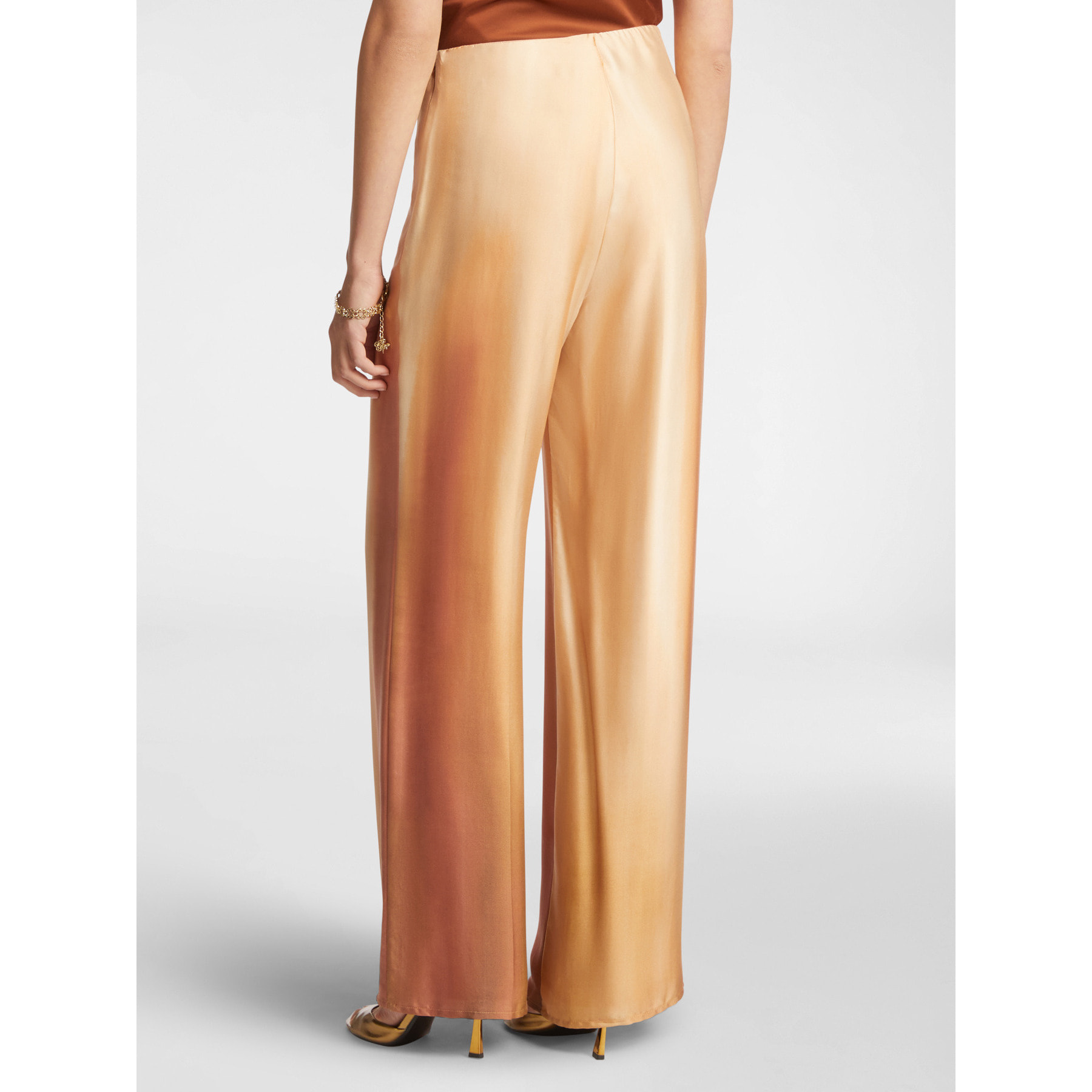 Elena Mirò - Pantaloni eleganti stampati - Beige