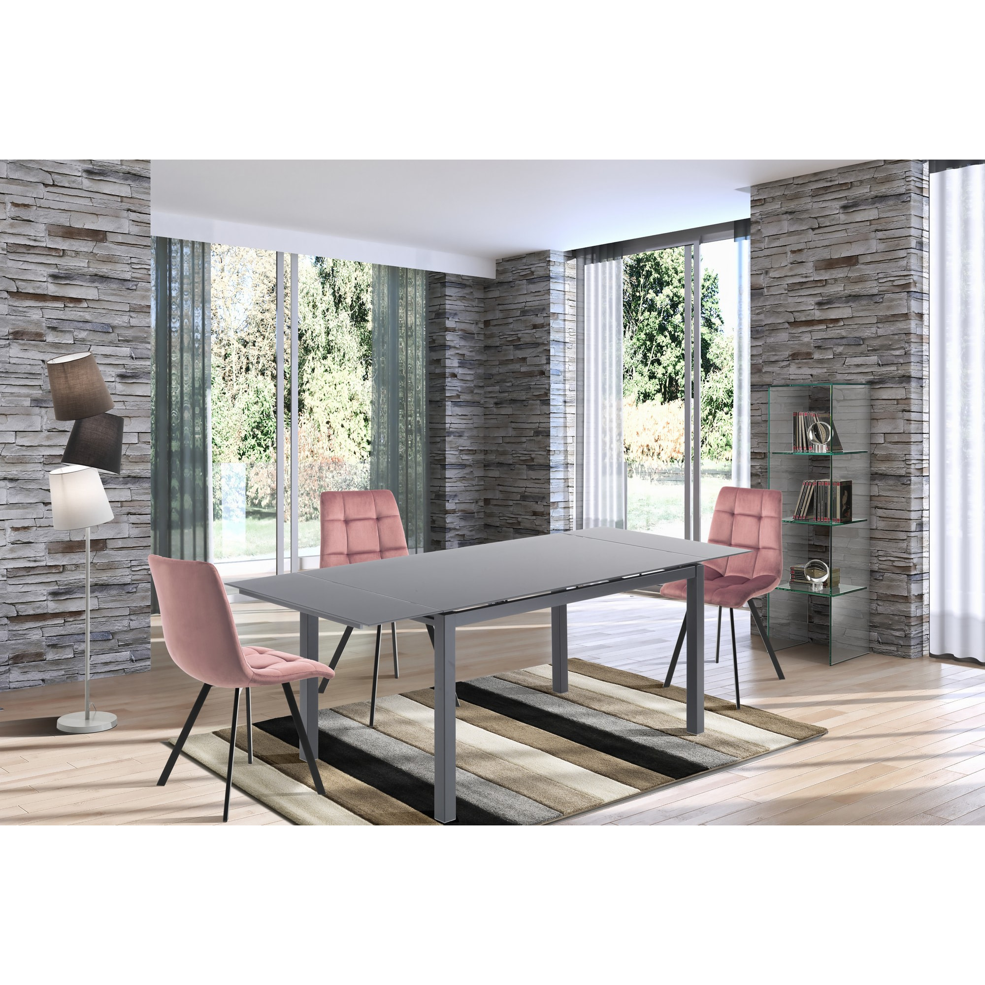 Tomasucci Table extensible NEW DAILY 140 - GRISE