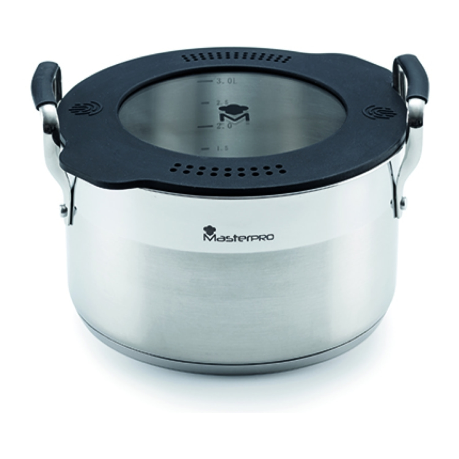 CACEROLA 20CM ACERO INOX IND C/TAPA SMART MP