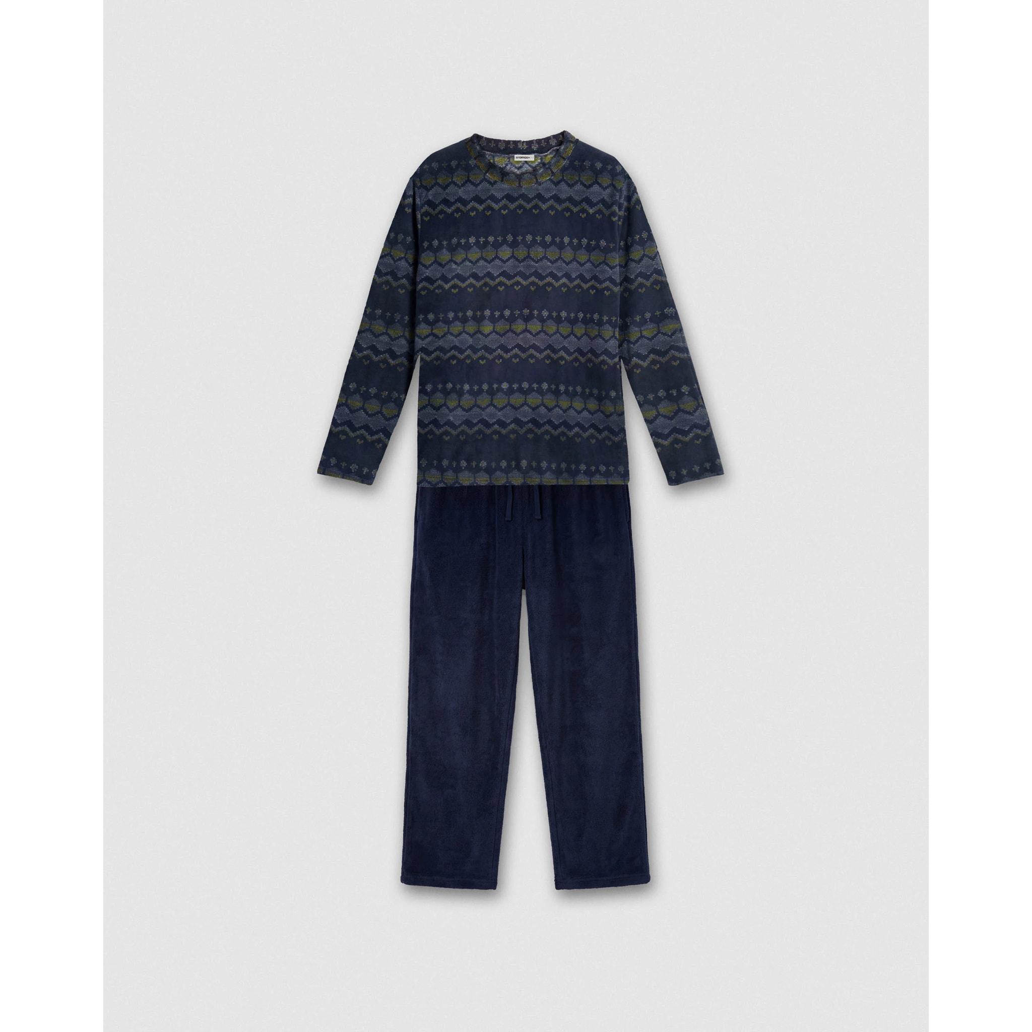Pijama coral nore verde agua
