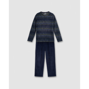 Pijama coral nore verde agua